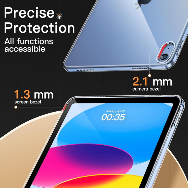 JETech Apple iPad A16 effaf Klf (10/11.Nesil)-Clear 