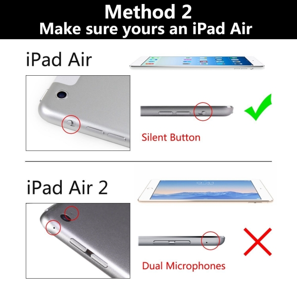 JETech Apple iPad Air Slim Fit Klf-Black