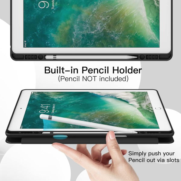 JETech Apple iPad Pro 1/2.Nesil Uyumlu Klf (12.9 in)-Black