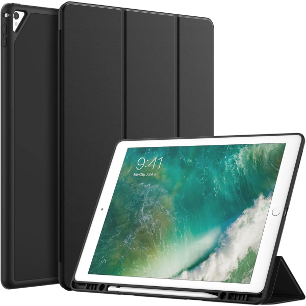 JETech Apple iPad Pro 1/2.Nesil Uyumlu Klf (12.9 in)-Black