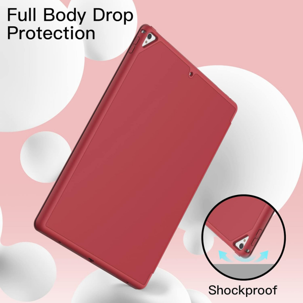 JETech Apple iPad Pro 1/2.Nesil Uyumlu Klf (12.9 in)-Red
