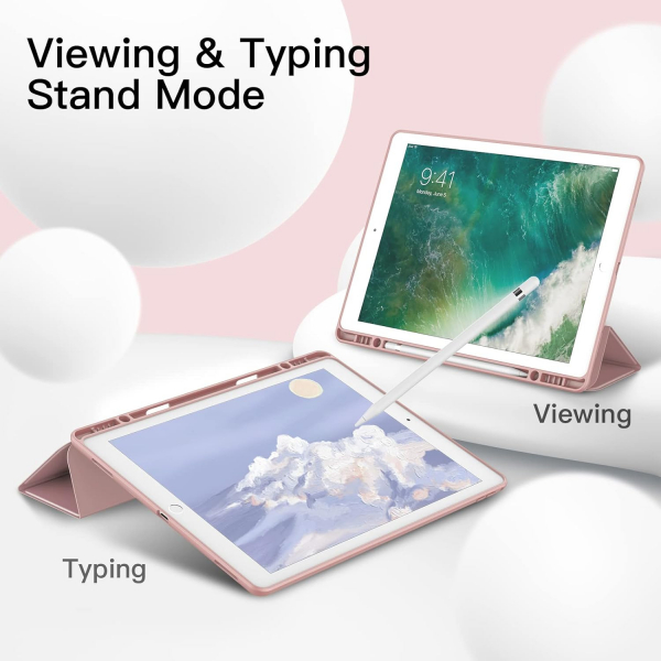 JETech Apple iPad Pro 1/2.Nesil Uyumlu Klf (12.9 in)-Rose Gold