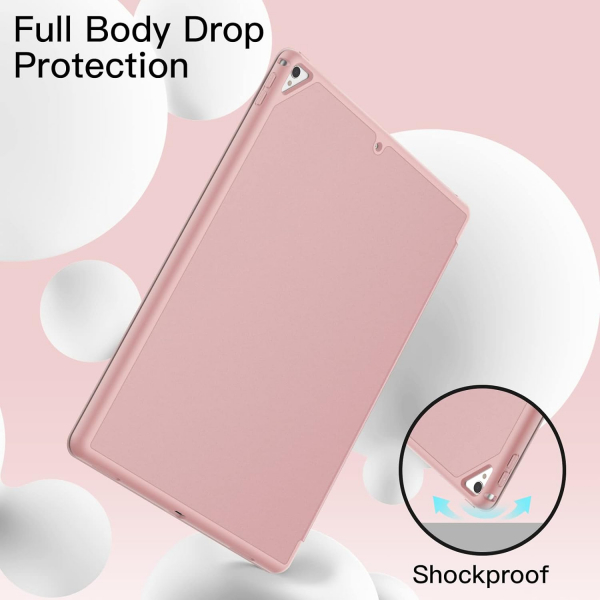JETech Apple iPad Pro 1/2.Nesil Uyumlu Klf (12.9 in)-Rose Gold