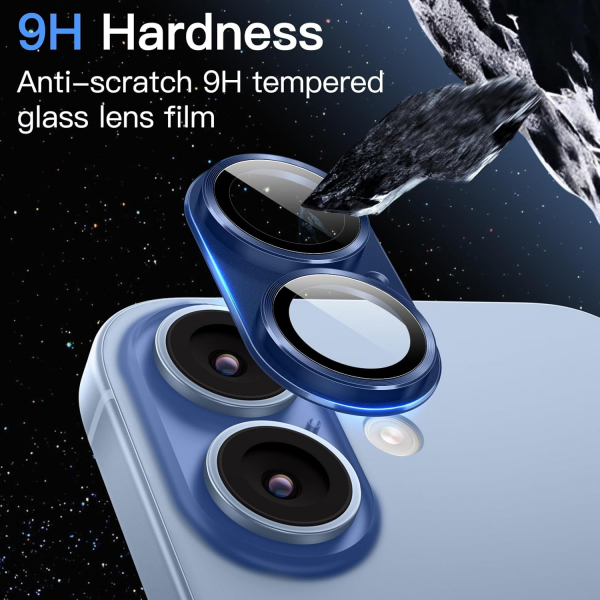 JETech Apple iPhone 17 Kamera Koruyucu-Blue