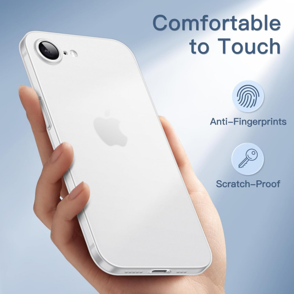 JETech Apple iPhone 16e nce Klf-Frosted Clear