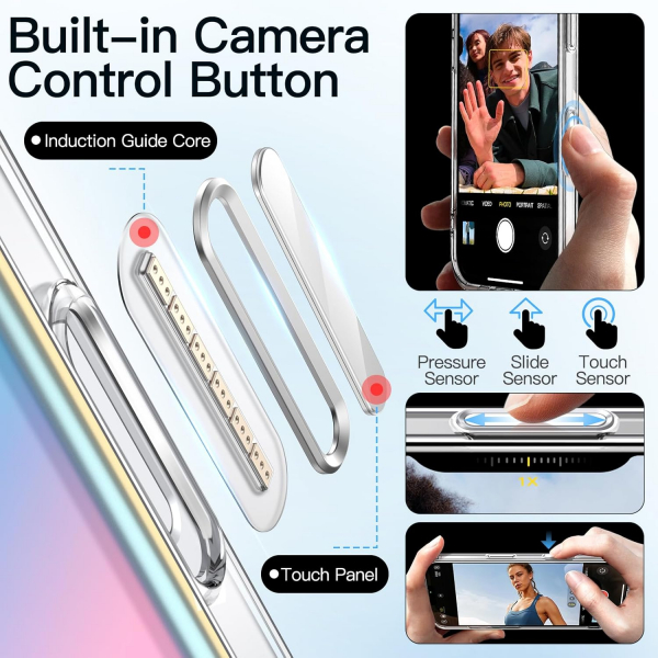 JETech Apple iPhone 16 Pro Iridescent Klf-Iridescent
