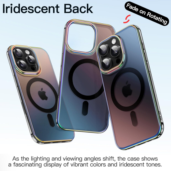 JETech Apple iPhone 16 Pro Iridescent Klf-Iridescent Black 