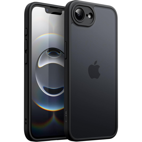 JETech Apple iPhone 16e Mat Klf-Black 