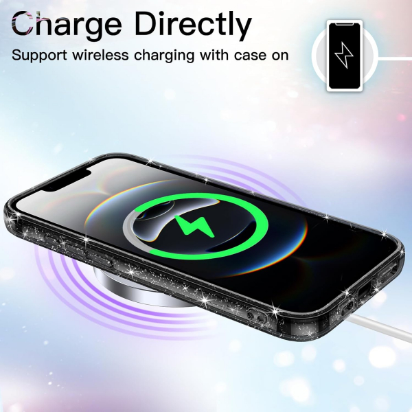 JETech Apple iPhone 16e Parltl Klf -Black