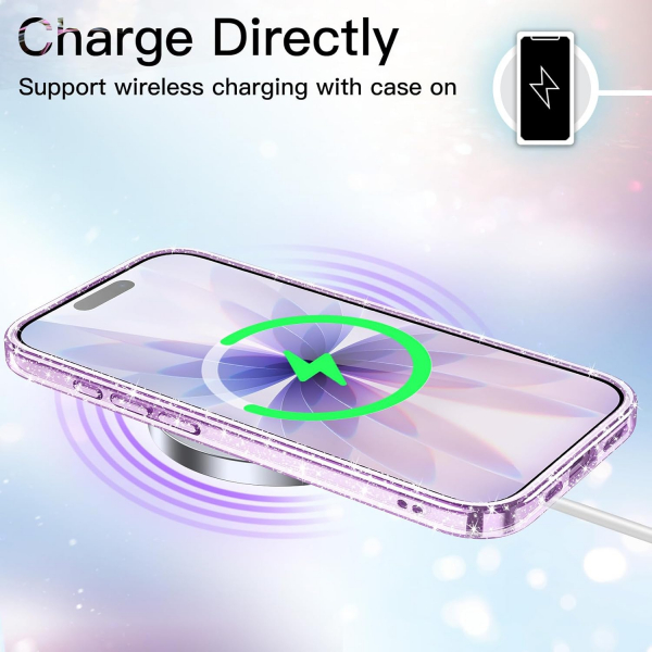 JETech Apple iPhone 17 Parltl Klf -Purple