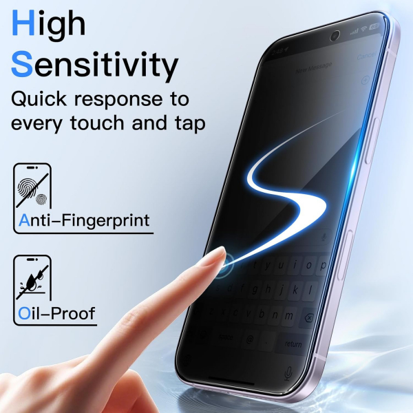 JETech iPhone 17 Privacy Ekran Koruyucu (2 Adet)
