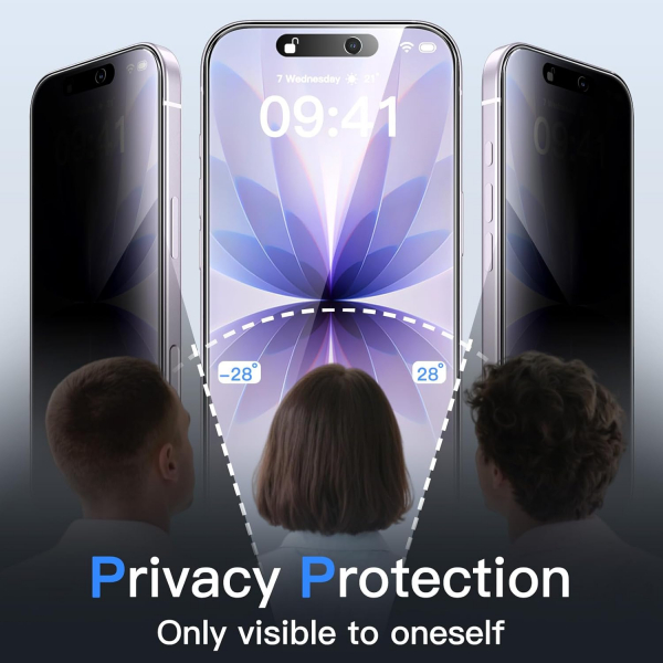 JETech iPhone 17 Privacy Ekran Koruyucu (2 Adet)
