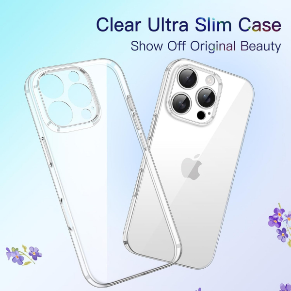 JETech Apple iPhone 16 Pro nce Klf-Clear