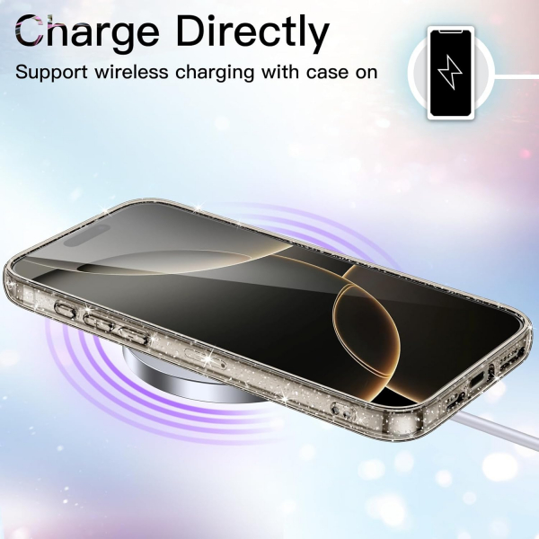 JETech Apple iPhone 16 Pro Parltl Klf -Natural Titanium
