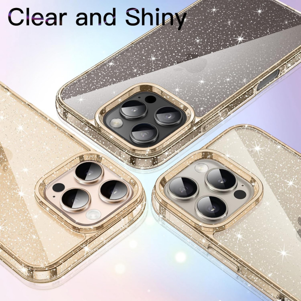 JETech Apple iPhone 16 Pro Parltl Klf -Desert Titanium