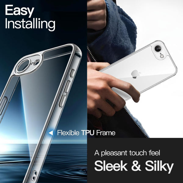 JETech Apple iPhone 16e effaf Klf -Clear