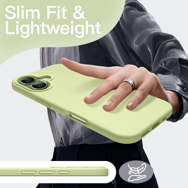 JETech Apple iPhone 17 Silikon Klf -Green