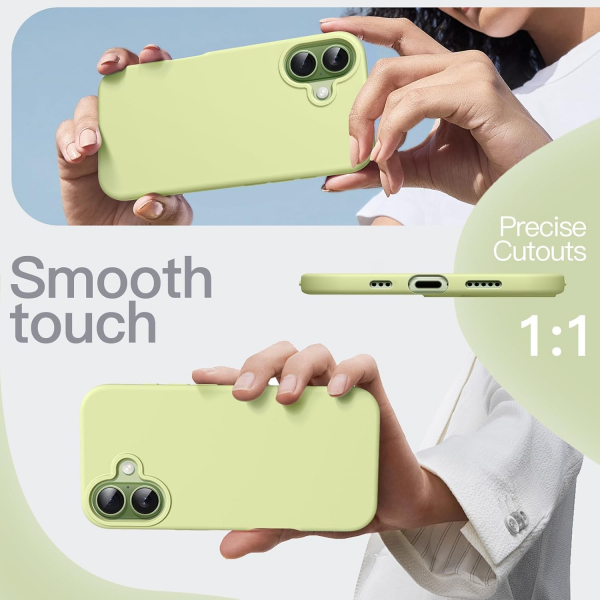 JETech Apple iPhone 17 Silikon Klf -Green