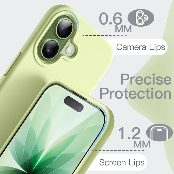 JETech Apple iPhone 17 Silikon Klf -Green