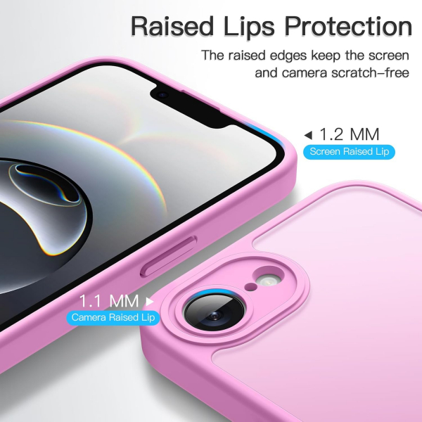 JETech Apple iPhone 16e Mat K�l�f-Pink