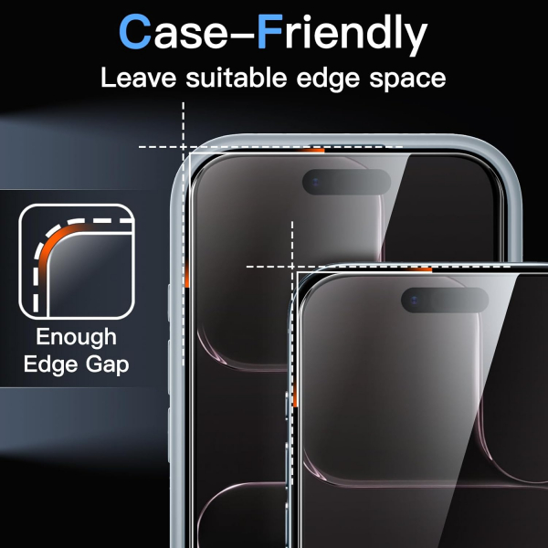 JETech Apple iPhone Air Ekran Koruyucu (2 Adet)