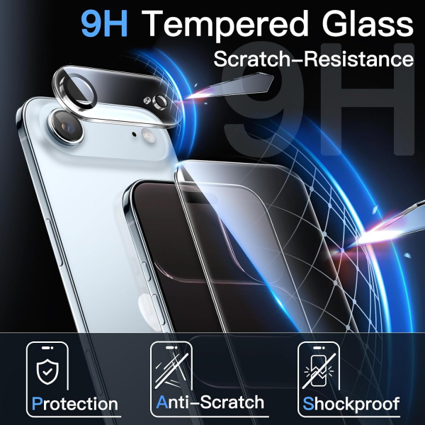 JETech Apple iPhone Air Ekran Koruyucu (2 Adet)
