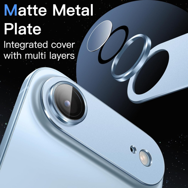 JETech Apple iPhone Air Kamera Koruyucu-Blue