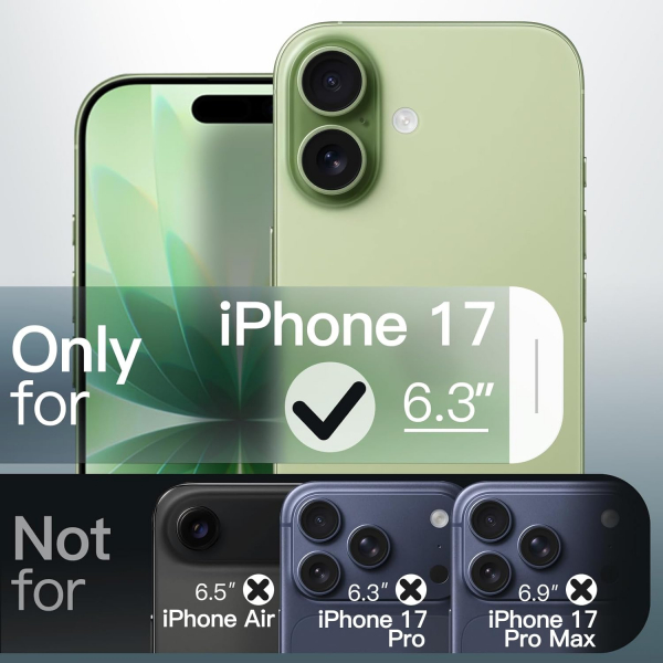 JETech Apple iPhone 17 Manyetik K�l�f -Sage