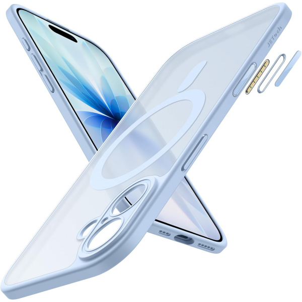 JETech Apple iPhone 17 Manyetik K�l�f -Mist Blue