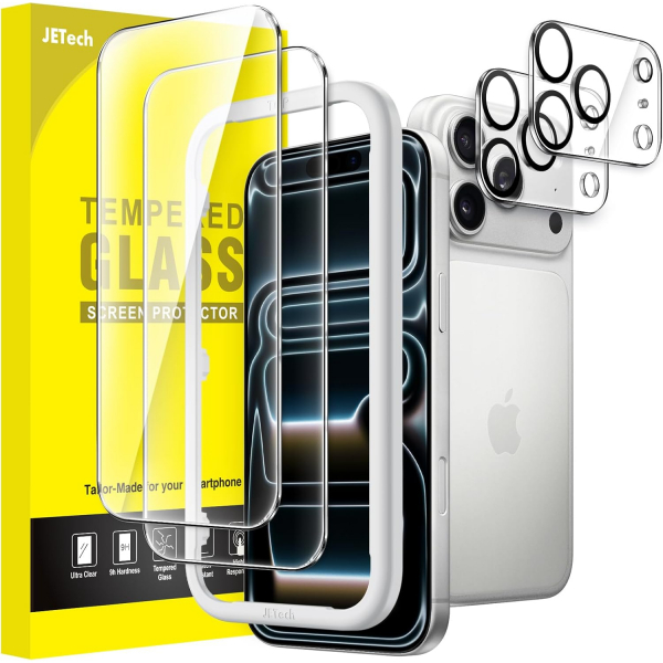 JETech Apple iPhone 17 Pro Max Ekran Koruyucu (2 Adet)