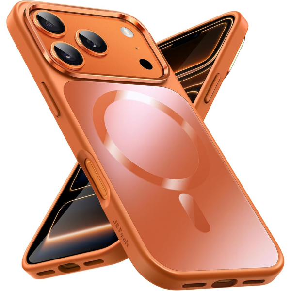 JETech Apple iPhone 17 Pro Max Mat Slim Klf-Orange