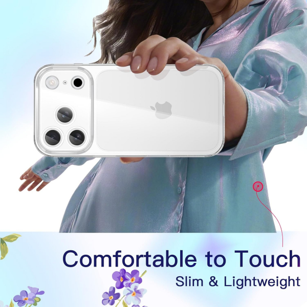 JETech Apple iPhone 17 Pro Max effaf Klf-Clear