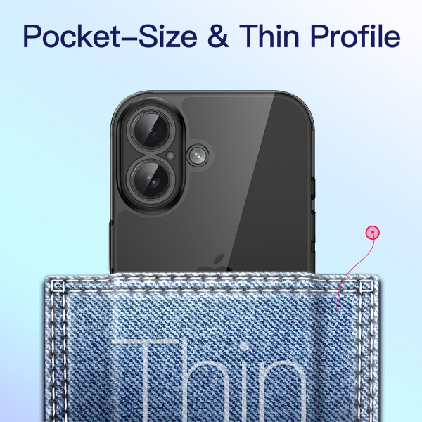 JETech Apple iPhone 17 effaf Klf-Black