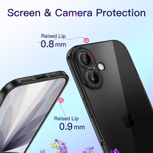 JETech Apple iPhone 17 effaf Klf-Black