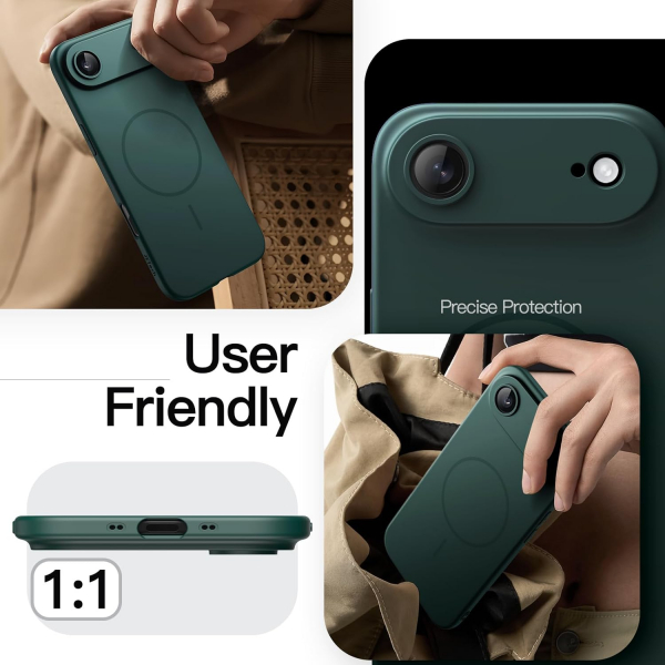 JETech Apple iPhone Air Silikon Klf-Midnight Green
