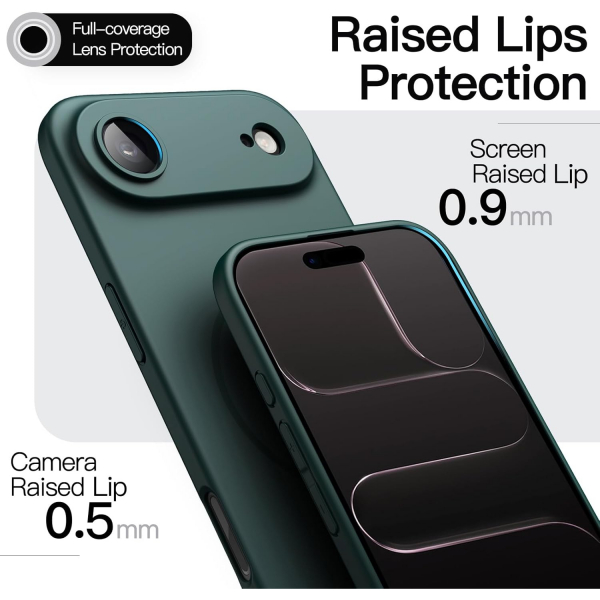 JETech Apple iPhone Air Silikon Klf-Midnight Green