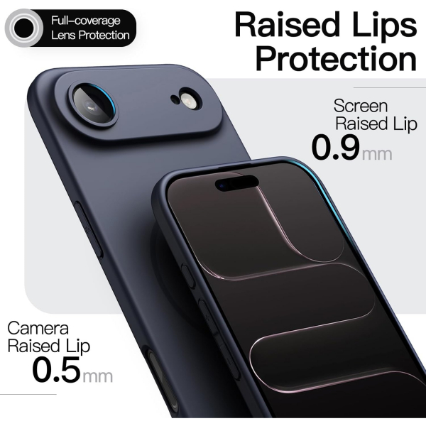 JETech Apple iPhone Air Silikon Klf-Deep Blue