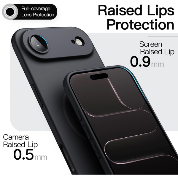 JETech Apple iPhone Air Silikon Klf-Black