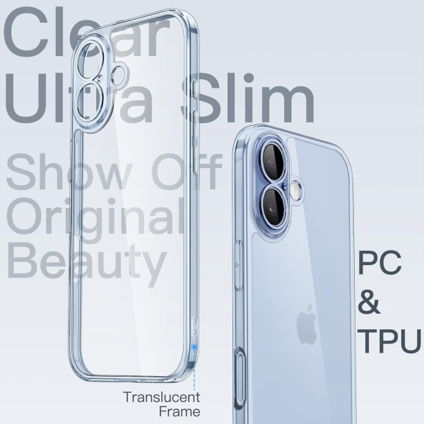 JETech Apple iPhone 17 effaf Klf-Mist Blue