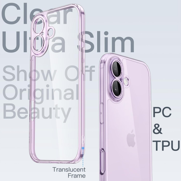 JETech Apple iPhone 17 effaf Klf-Lavender