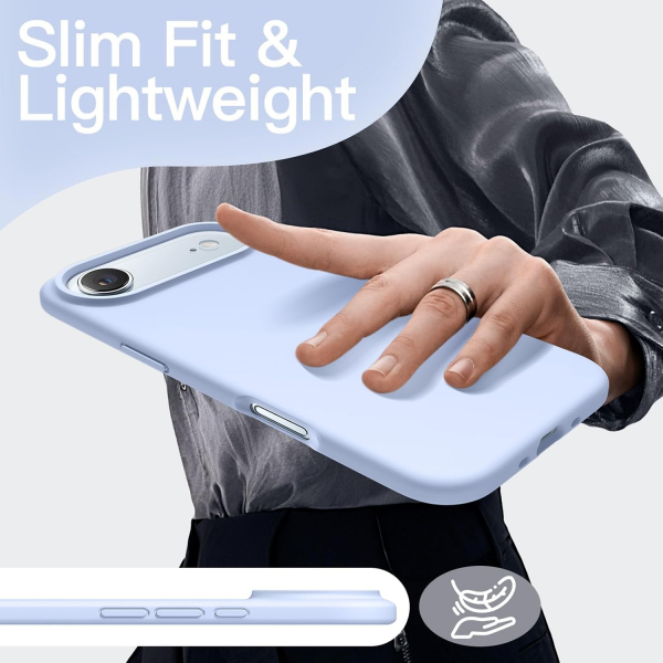 JETech Apple iPhone Air Silikon Klf -Blue