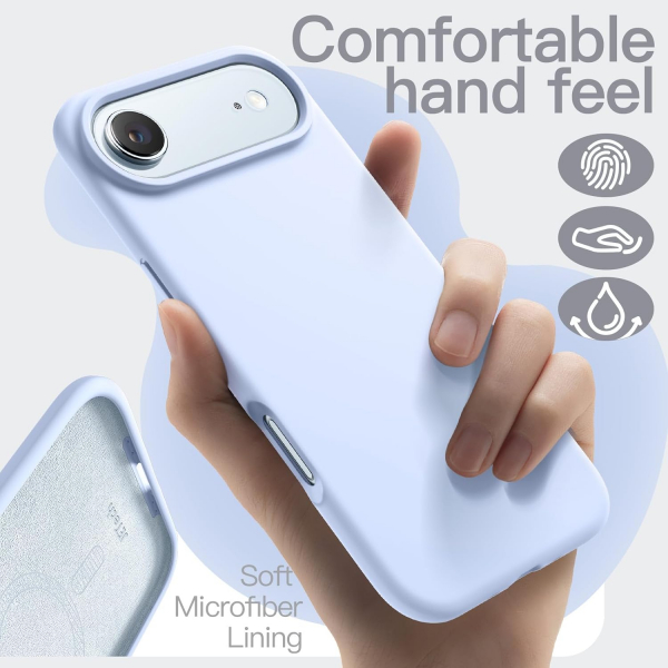 JETech Apple iPhone Air Silikon Klf -Blue