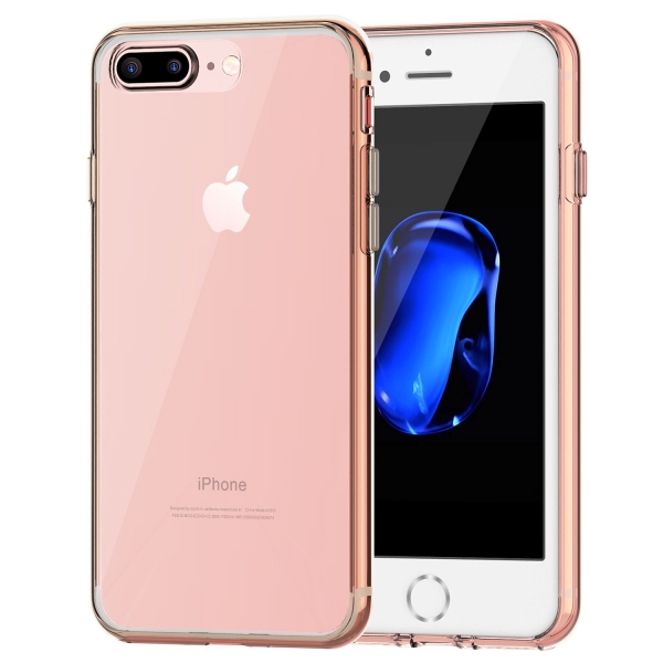 JETech Apple iPhone 7 Plus Bumper Klf-Rose