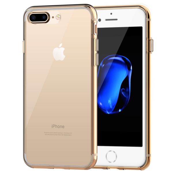 JETech Apple iPhone 7 Plus Bumper Klf-Gold