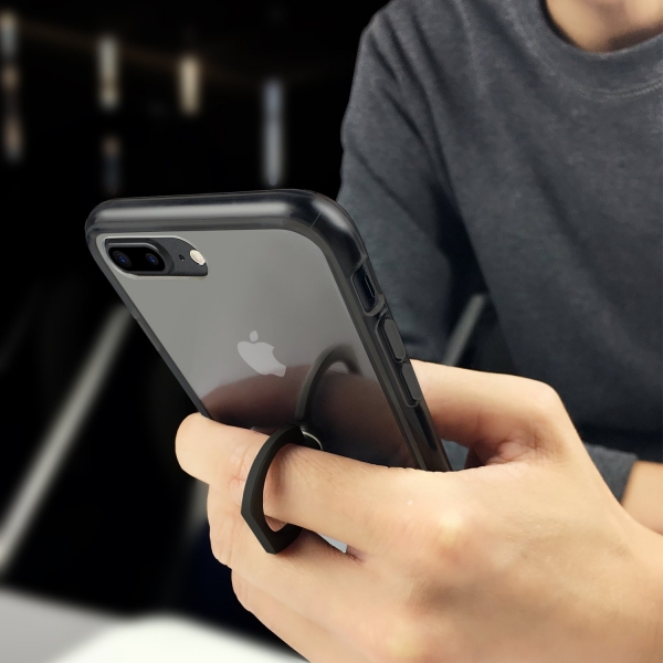 JETech Apple iPhone 7 Plus Ring Holder Kickstand Klf-Black