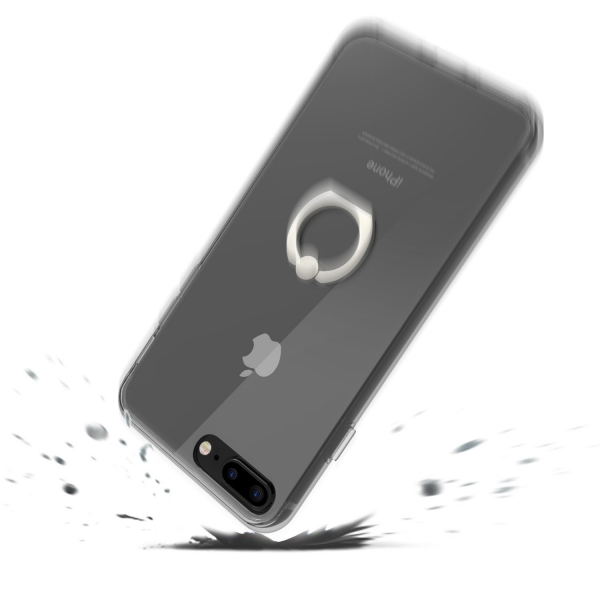 JETech Apple iPhone 7 Plus Ring Holder Kickstand Klf-Clear