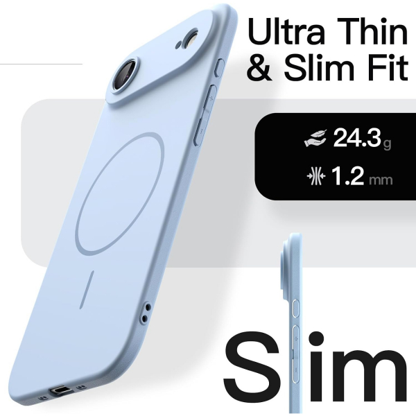 JETech Apple iPhone Air Silikon K�l�f-Sky Blue