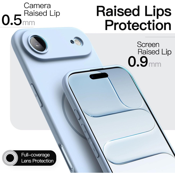 JETech Apple iPhone Air Silikon K�l�f-Sky Blue