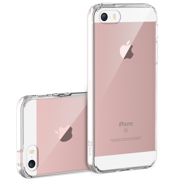 JETech Apple iPhone SE/5S/ 5 Bumper Klf-Clear