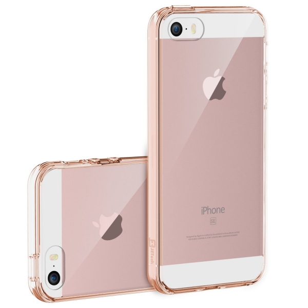 JETech Apple iPhone SE/5S/ 5 Bumper Klf-Rose Gold